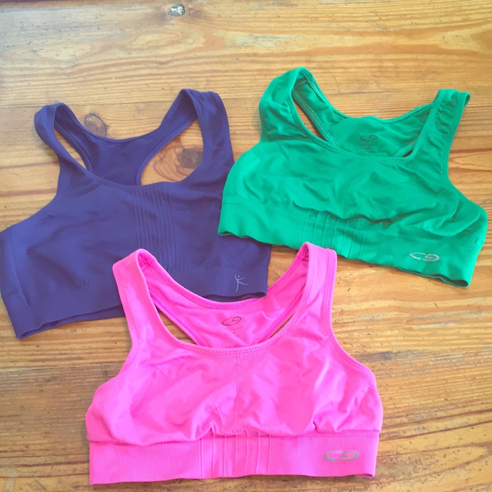 3 Bright Colored Sports Bras!
